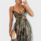Maxi šaty Annai Mesh – elegantné a priliehavé