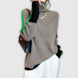 Marija | Sveter s kontrastnými pruhmi