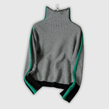 Marija | Sveter s kontrastnými pruhmi