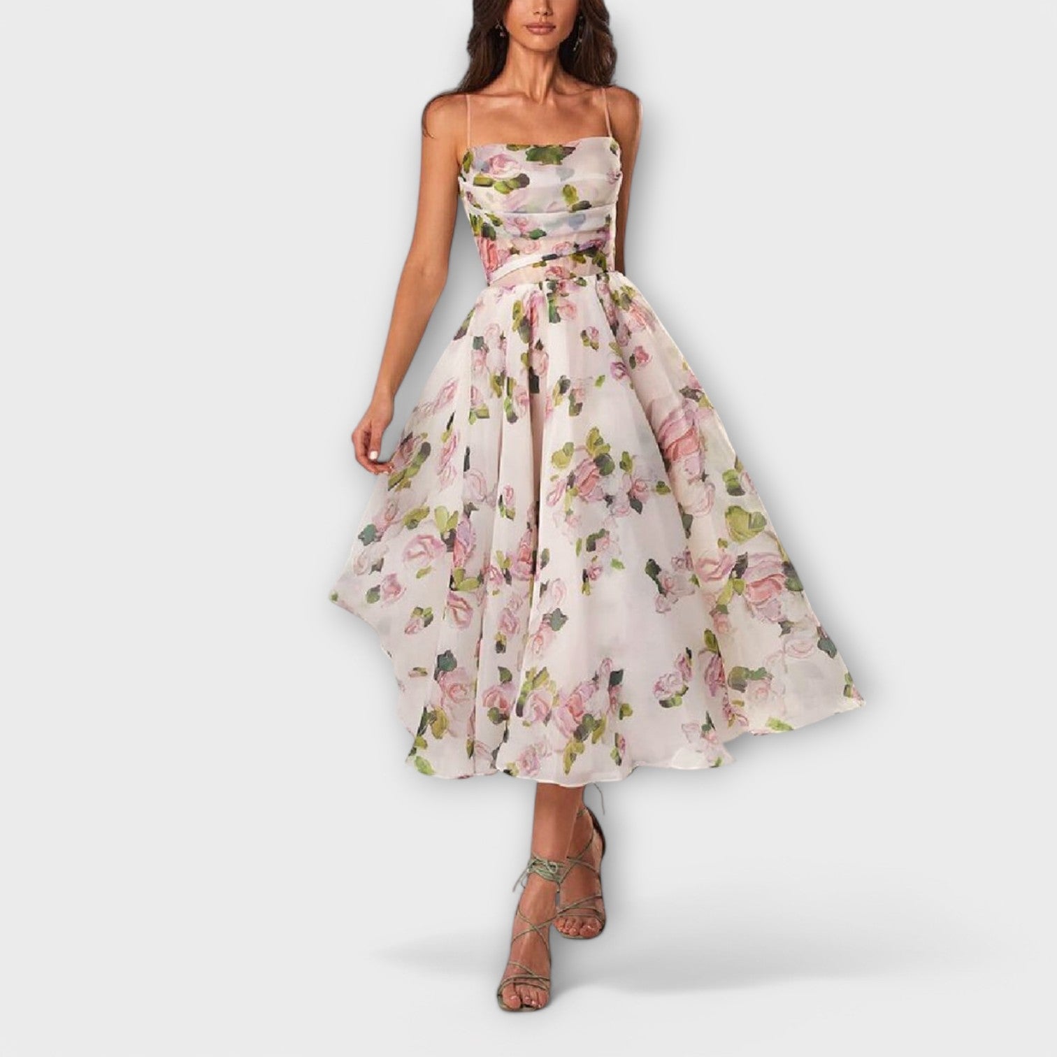 Elegantné Chiffon Midišaty