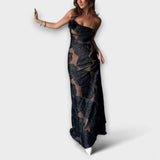 Sara - Kvetinové Maxikleid
