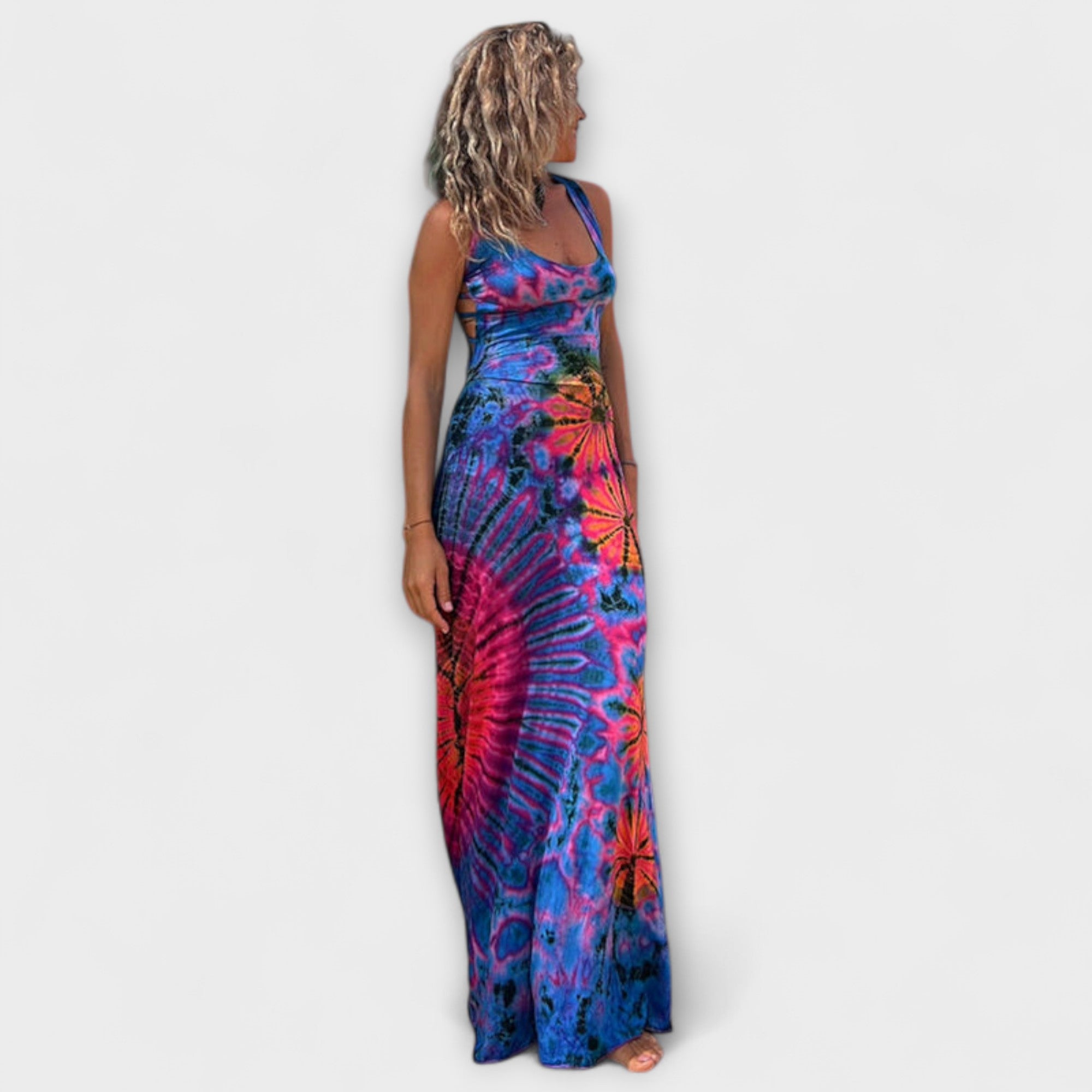 Ronja - La Bamba Tie-Dye Print Maxikrása