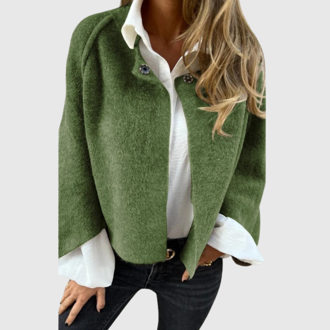 Elise™ | Krátky kabát s elegantnými rozšírenými rukávmi