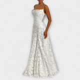 Emberly - Elegantné Jacquard-Maxikleid