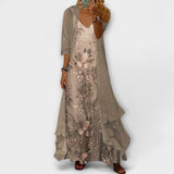 Mara - Maxidress s bundou (2-dielna sada)