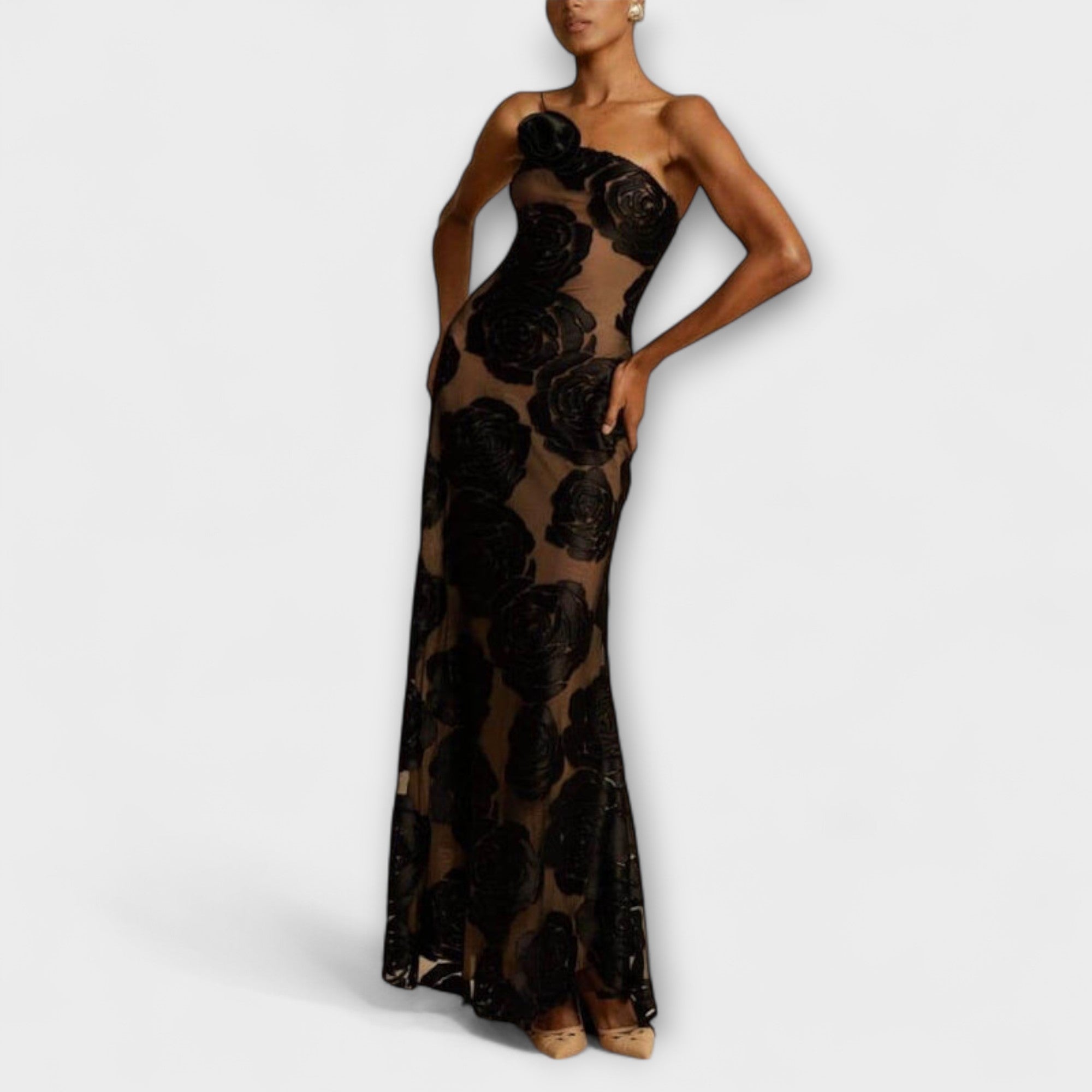 Sara - Kvetinové Maxikleid