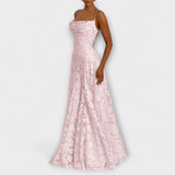Emberly - Elegantné Jacquard-Maxikleid