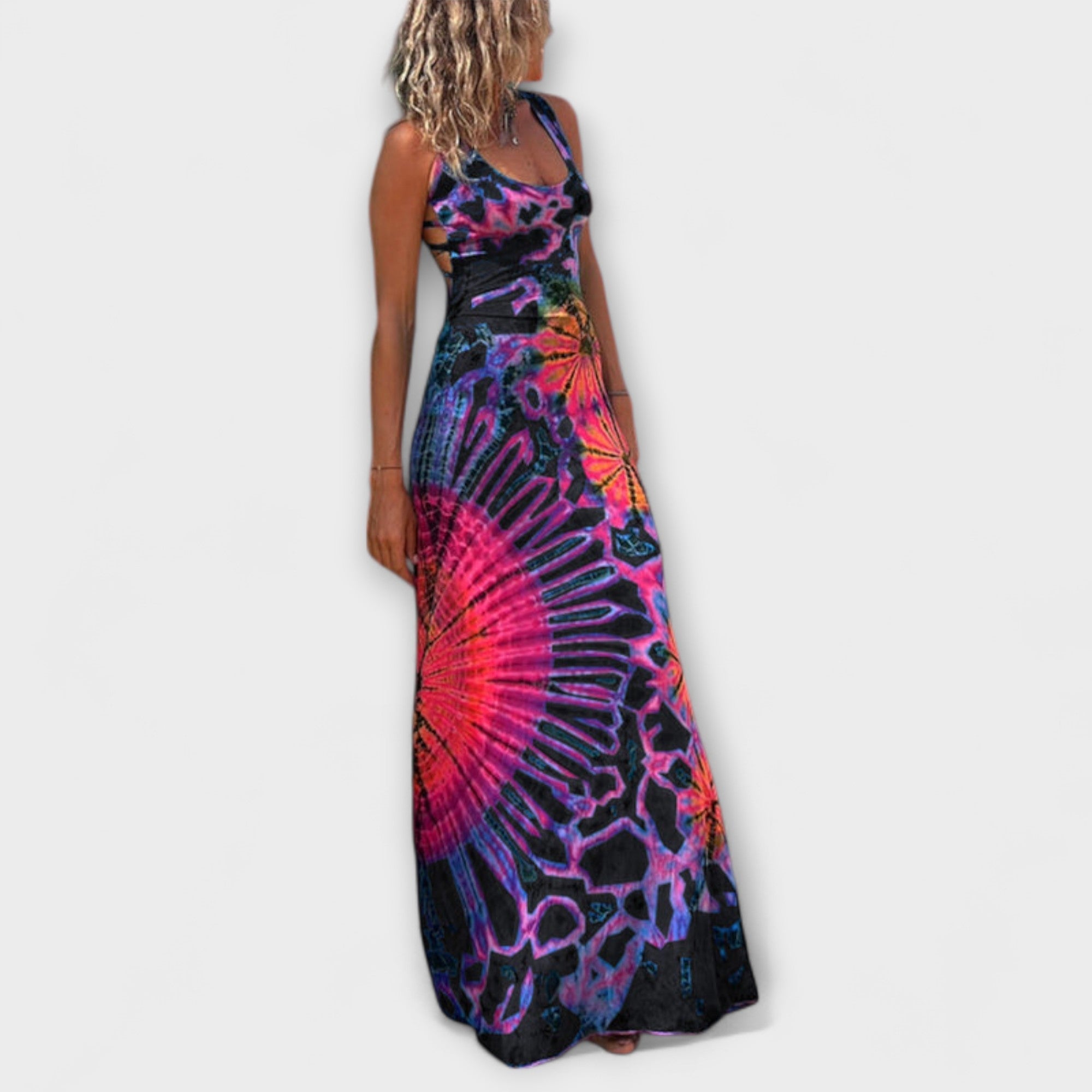 Ronja - La Bamba Tie-Dye Print Maxikrása