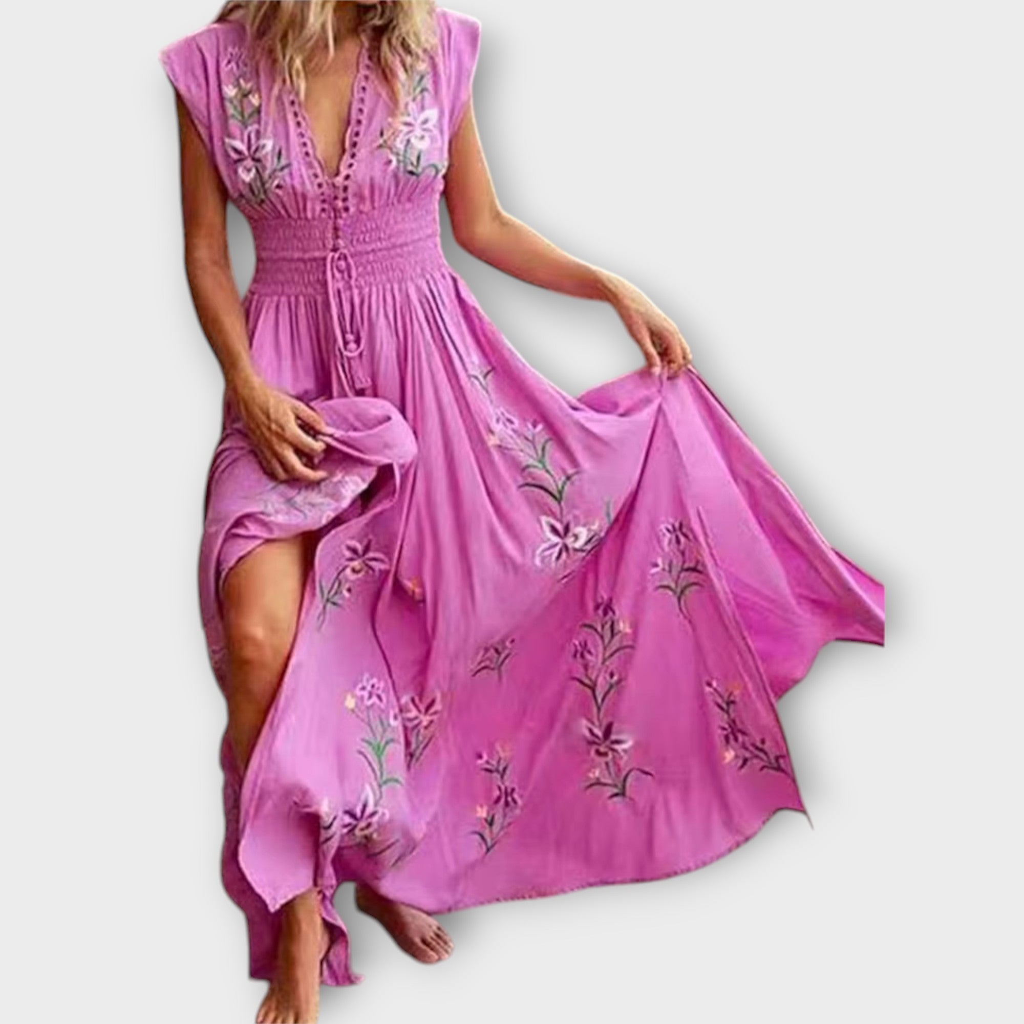 Felizia – Boho šaty s čarovnými výšivkami