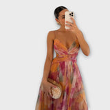 Maxi šaty Annai Mesh – elegantné a priliehavé