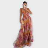 Maxi šaty Annai Mesh – elegantné a priliehavé
