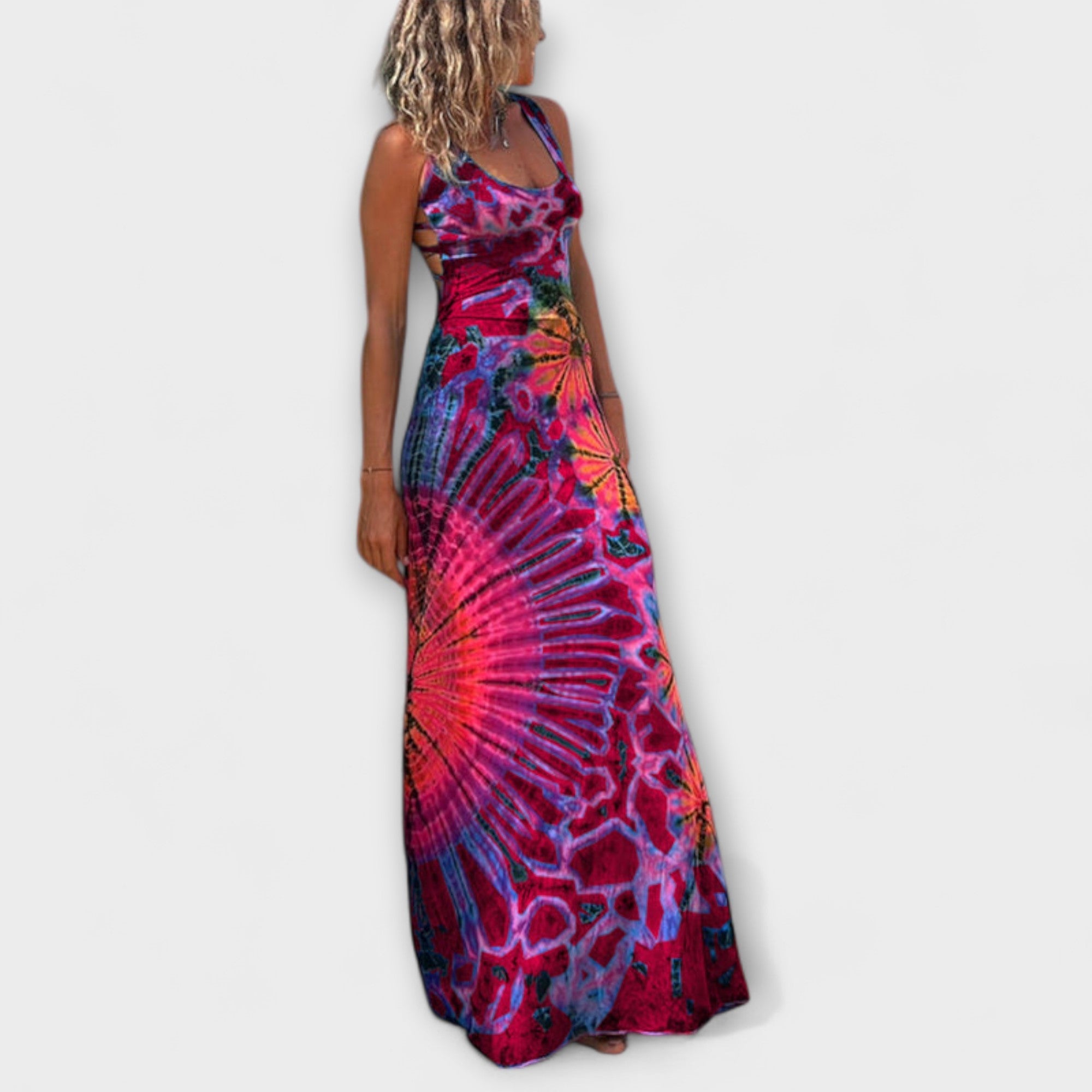 Ronja - La Bamba Tie-Dye Print Maxikrása