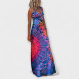 Ronja - La Bamba Tie-Dye Print Maxikrása