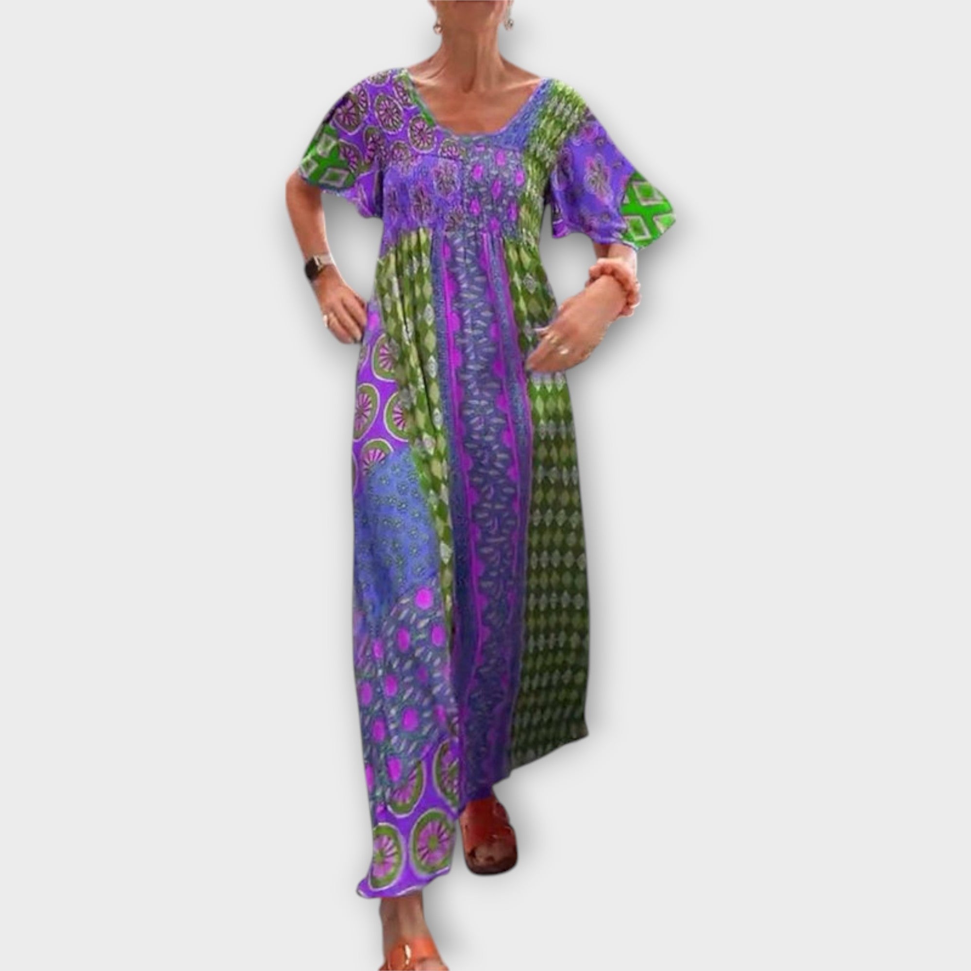 Melania - Živé Boho šaty