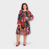 Caroline - Elegantné Plus-Size šaty pre maximálny komfort