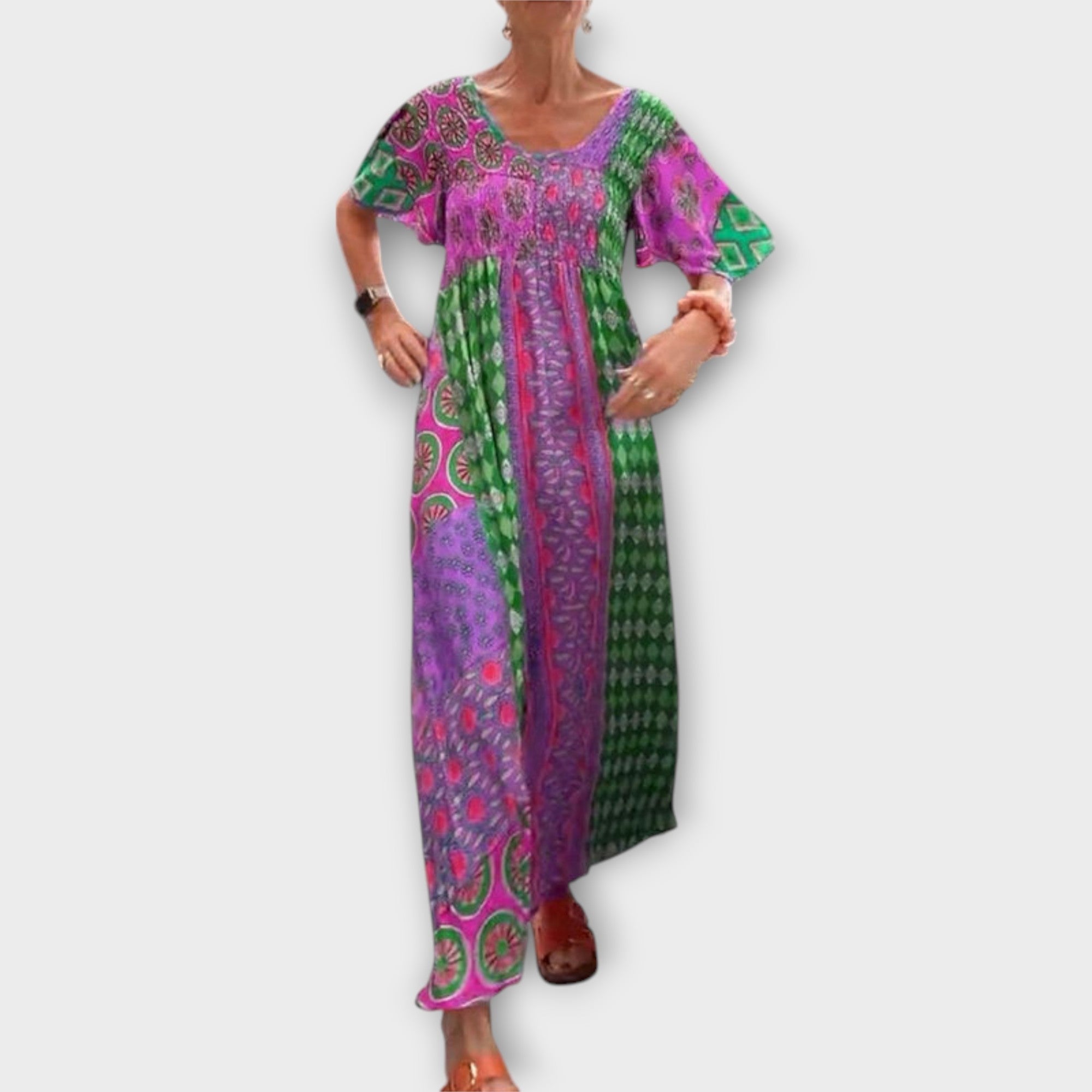 Melania - Živé Boho šaty