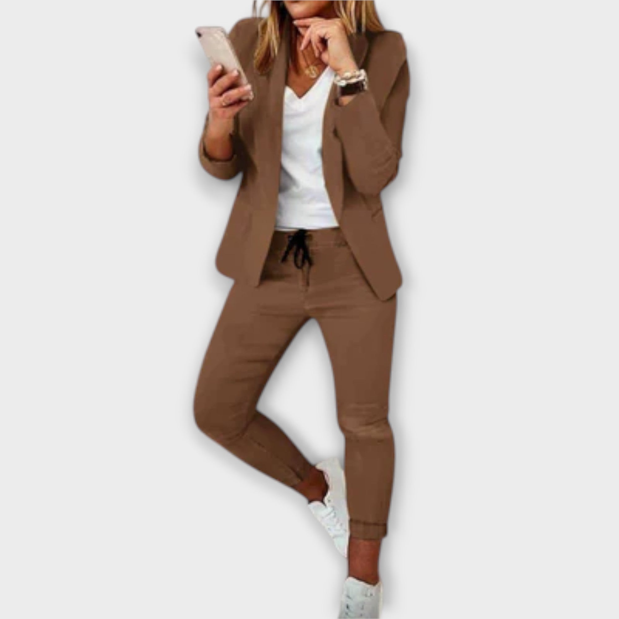 Sophia – Elegantný a pohodlný blazer set