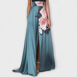 Natalie - Kvetinové A-Linie Maxikleid