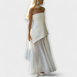 Goldie - Maxi šaty z chiffon