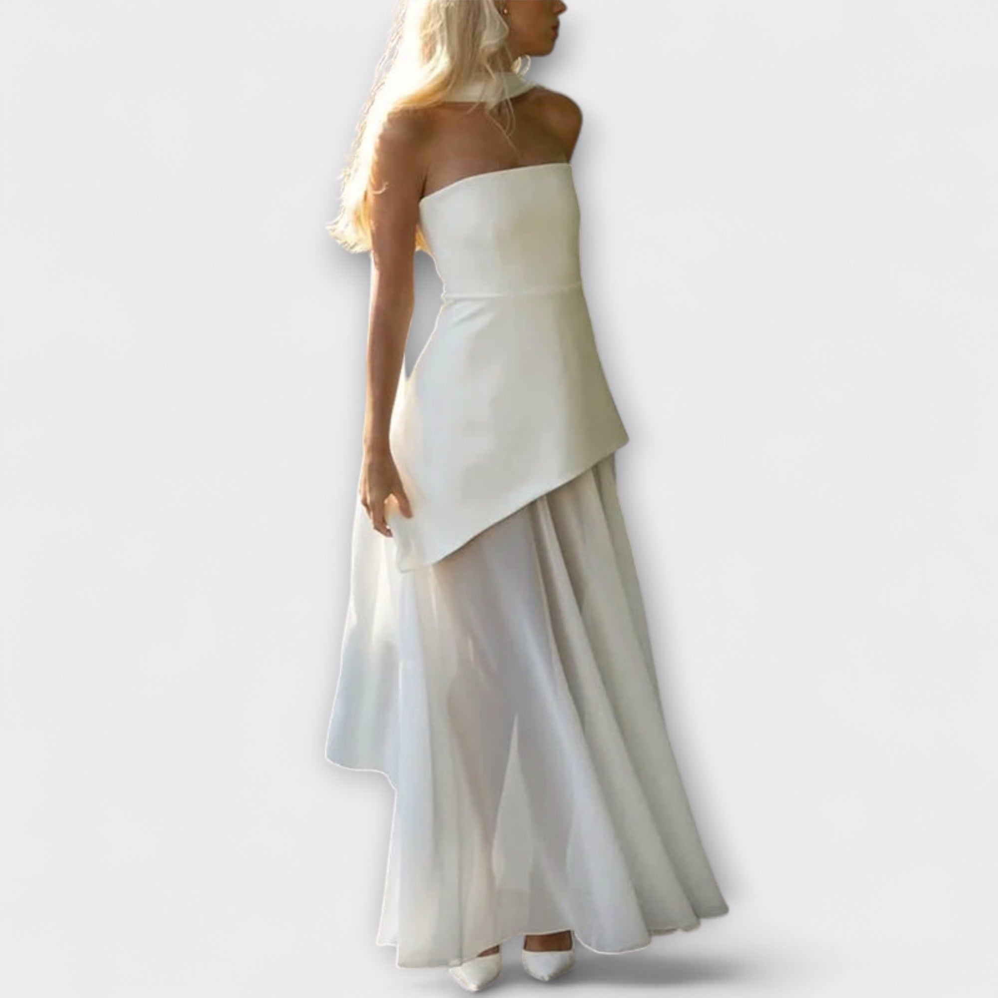 Goldie - Maxi šaty z chiffon