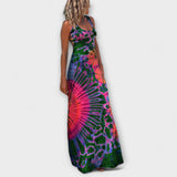 Ronja - La Bamba Tie-Dye Print Maxikrása
