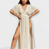 Kimono-Maxikleid v gréckom štýle